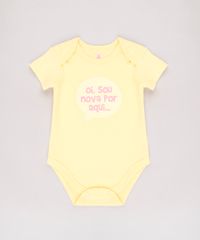 Body-Infantil--Oi-sou-nova-por-aqui-----Manga-Curta-Amarelo-9586875-Amarelo_1