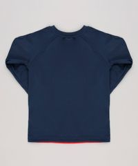 Camiseta-de-Praia-Infantil-Estampada-Mickey---Pluto-Manga-Longa-Gola-Careca-com-Protecao-UV50--Vermelha-9629357-Vermelho_2