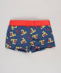 Sunga-Boxer-Infantil-Estampada-Mickey---Pluto-com-Protecao-UV50---Azul-Escuro-9629358-Azul_Escuro_1