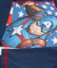 Camiseta-de-Praia-Infantil-Estampada-Capitao-America-Manga-Longa-Gola-Careca-com-Protecao-UV50--Azul-Escuro-9630794-Azul_Escuro_3