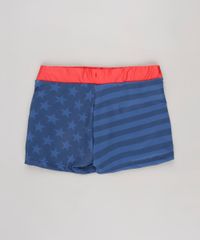 Sunga-Boxer-Infantil-Estampada-Capitao-America-com-Protecao-UV50---Azul-Escuro-9630796-Azul_Escuro_2