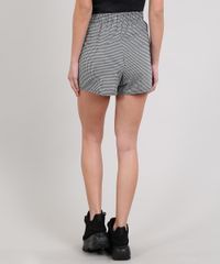 Short-Saia-Feminino-com-Botoes-Estampado-Xadrez-Vichy-Preto-9626171-Preto_2