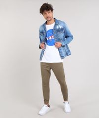 Calca-de-Sarja-Masculina-Jogger-Skinny-Verde-Militar-9301992-Verde_Militar_3