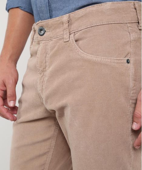 calça camurça masculina