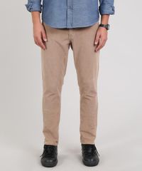 Calca-Jeans-Masculina-Skinny-em-Veludo-Cotele-Kaki-9638429-Kaki_5