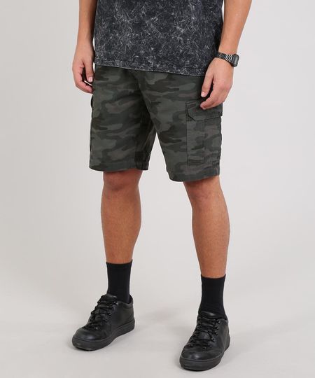 Bermuda-Masculina-Slim-Cargo-Estampada-Camuflada-Verde-Militar-9581876-Verde_Militar_1