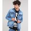 Jaqueta-Jeans-Masculina-Trucker-Destroyed-Com-Bolsos--Azul-Medio-9599247-Azul_Medio_1