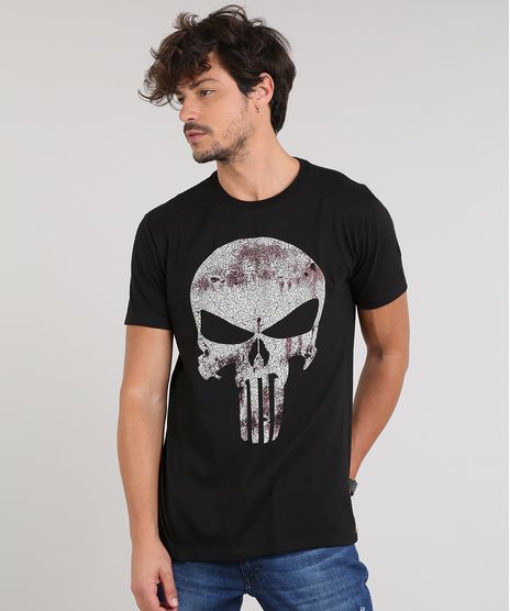 Camiseta-Masculina-Justiceiro-Manga-Curta-Gola-Careca-Preta-9639883-Preto_1