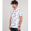 Polo-Masculina-Estampado-Floral-e-Caveiras-em-Piquet-Manga-Curta-Branca-9670516-Branco_1