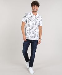 Polo-Masculina-Estampado-Floral-e-Caveiras-em-Piquet-Manga-Curta-Branca-9670516-Branco_3