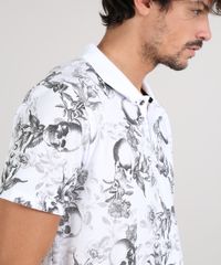 Polo-Masculina-Estampado-Floral-e-Caveiras-em-Piquet-Manga-Curta-Branca-9670516-Branco_4