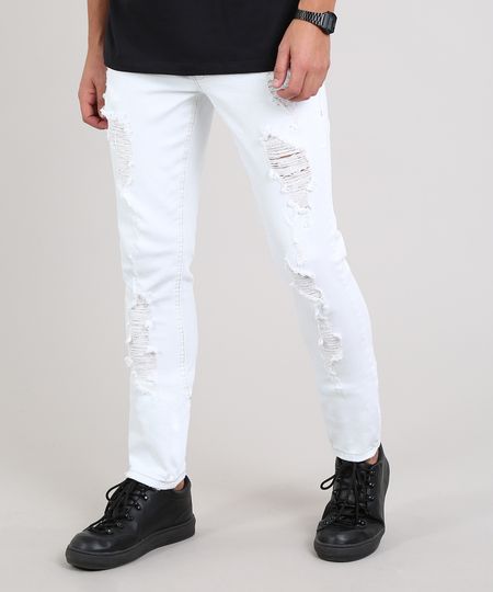Calca-de-Sarja-Masculina-Carrot-Destroyed-Branca-9643064-Branco_1