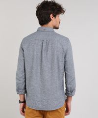 Camisa-Masculina-Com-Bolso-Manga-Longa--Cinza-Mescla-9514522-Cinza_Mescla_2