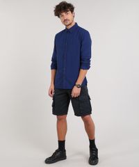 Camisa-Masculina-Com-Bolso-Manga-Longa--Azul-Escuro-9082965-Azul_Escuro_3