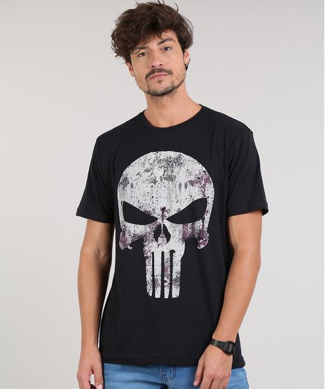 Camiseta-Masculina-Justiceiro-Manga-Curta-Gola-Careca-Preta-9627519-Preto_1