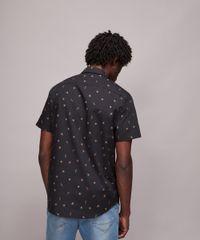 Camisa-Masculina-Mini-Print-Tucano-com-Bolso-Manga-Curta-Preta-9514508-Preto_2