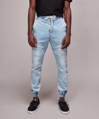 Calca-Jeans-Masculina-Jogger-com-Recortes-Azul-Claro-9614902-Azul_Claro_1