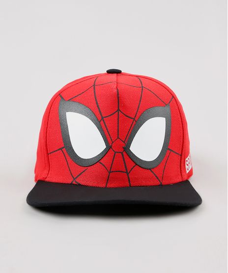 Bone-Infantil-Aba-Reta-Homem-Aranha-Vermelho-9639475-Vermelho_1