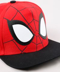 Bone-Infantil-Aba-Reta-Homem-Aranha-Vermelho-9639475-Vermelho_2