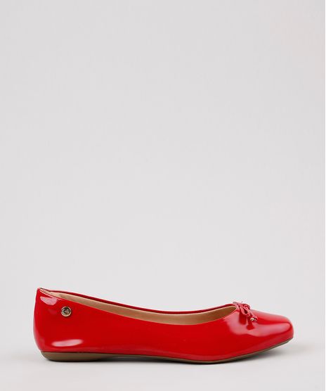 Sapatilha-Feminina-Via-Uno-Bico-Quadrado-em-Verniz-com-Laco-Vermelha-9678038-Vermelho_1