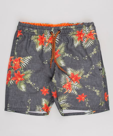 Bermuda-Surf-Infantil-Estampada-Floral-Cinza-9654058-Cinza_1 Bermuda-Surf-Infantil-Estampada-Floral-Cinza-9654058-Cinza_1