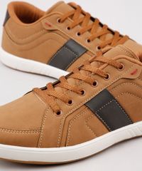Sapatenis-Masculino-Ollie-com-Faixa-Lateral-e-Pespontos-Caramelo-9637886-Caramelo_5