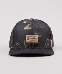 Bone-Masculino-Aba-Reta-Estampado-de-Folhagem-com-Suede-Preto-9636629-Preto_1 Bone-Masculino-Aba-Reta-Estampado-de-Folhagem-com-Suede-Preto-9636629-Preto_1