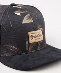 Bone-Masculino-Aba-Reta-Estampado-de-Folhagem-com-Suede-Preto-9636629-Preto_2 Bone-Masculino-Aba-Reta-Estampado-de-Folhagem-com-Suede-Preto-9636629-Preto_2