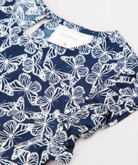 Vestido-Infantil-Estampado-de-Borboletas-Manga-Curta--Azul-Marinho-9514706-Azul_Marinho_3