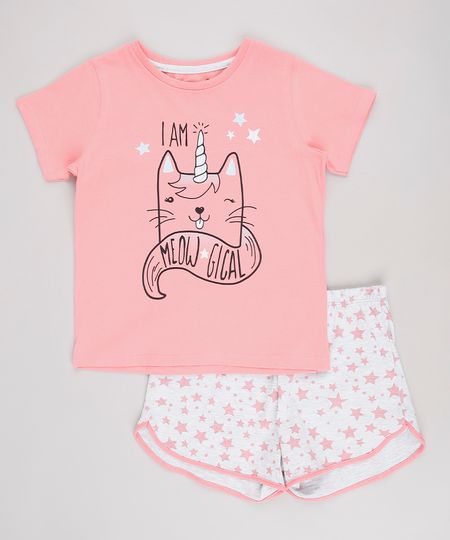 Pijama-Infantil--I-am-Meow-gical--Manga-Curta--Rosa-9629801-Rosa_1 Pijama-Infantil--I-am-Meow-gical--Manga-Curta--Rosa-9629801-Rosa_1
