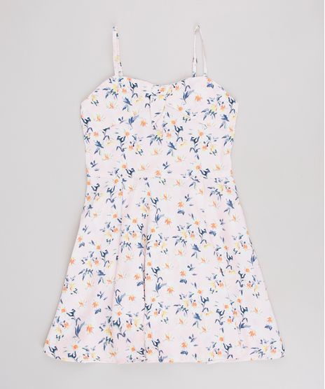 Vestido-Infantil-Estampado-Floral-com-No-Alcas-Finas-Rosa-9514708-Rosa_1