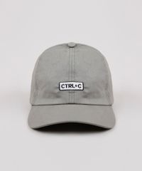 Bone-Masculino-Aba-Curva-com-Bordado--Ctrl-C---Cinza-9636637-Cinza_1