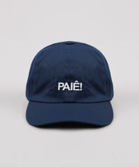 Bone-Masculino-Aba-Curva-com-Bordado--Paie---Azul-Marinho-9636638-Azul_Marinho_1