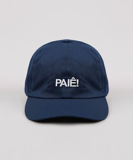 Bone-Masculino-Aba-Curva-com-Bordado--Paie---Azul-Marinho-9636638-Azul_Marinho_1