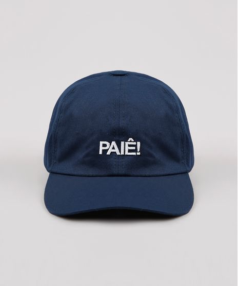 Bone-Masculino-Aba-Curva-com-Bordado--Paie---Azul-Marinho-9636638-Azul_Marinho_1