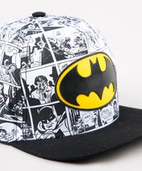 Bone-Infantil-Aba-Reta-Batman-Estampado-Quadrinhos--Branco-9639468-Branco_2