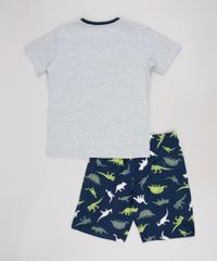 Pijama-Infantil--I-Don-t-Snore----Manga-Curta--Cinza-Mescla-Claro-9629786-Cinza_Mescla_Claro_2
