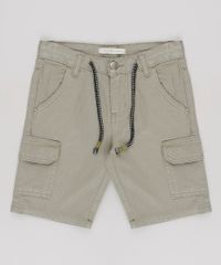 Bermuda-de-Sarja-Infantil-Bege-9640827-Bege_1