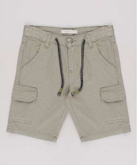 Bermuda-de-Sarja-Infantil-Bege-9640827-Bege_1