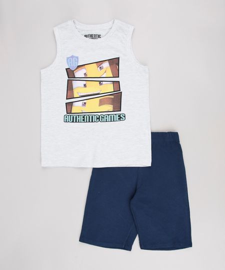 Conjunto-Infantil-Authentic-Games-de-Regata-Off-White---Bermuda-Cinza-Mescla-Claro-9629770-Cinza_Mescla_Claro_1 Conjunto-Infantil-Authentic-Games-de-Regata-Off-White---Bermuda-Cinza-Mescla-Claro-9629770-Cinza_Mescla_Claro_1