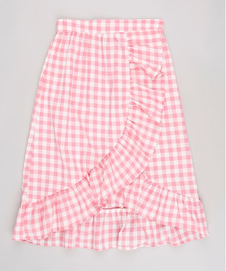 Saia-Infantil-Estampada-Xadrez-com-Babados-Rosa-9623973-Rosa_1
