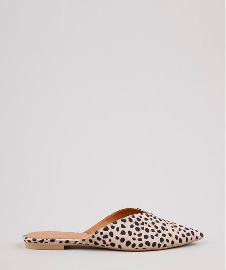 Mule-Feminino-Oneself-Bico-Fino-Animal-Print-Bege-9662515-Bege_1