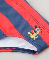 Sunga-Infantil-Estampada-Mickey---Pluto-com-Protecao-UV50--Vermelho-9629359-Vermelho_3