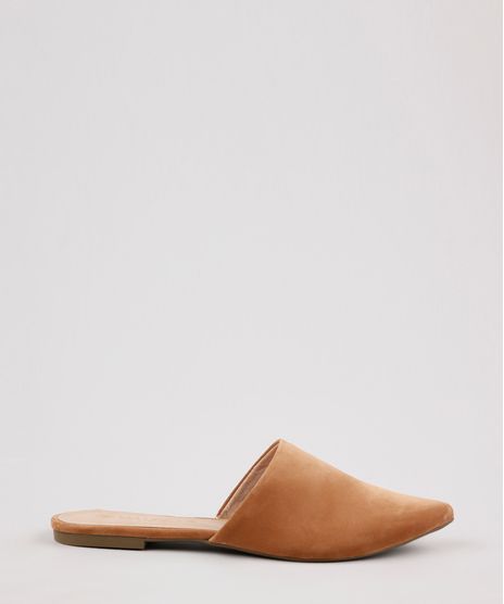 Mule-Feminino-Via-Uno-Bico-Fino--Bege-Escuro-9533404-Bege_Escuro_1