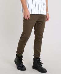 Calca-de-Sarja-Masculina-Jogger-Skinny-Verde-Militar-9301992-Verde_Militar_1