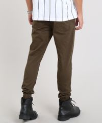 Calca-de-Sarja-Masculina-Jogger-Skinny-Verde-Militar-9301992-Verde_Militar_4