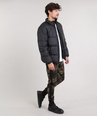 Calca-Masculina-Relaxed-Camuflada-em-Moletom-com-Faixa-Lateral-Verde-Militar-9610251-Verde_Militar_3