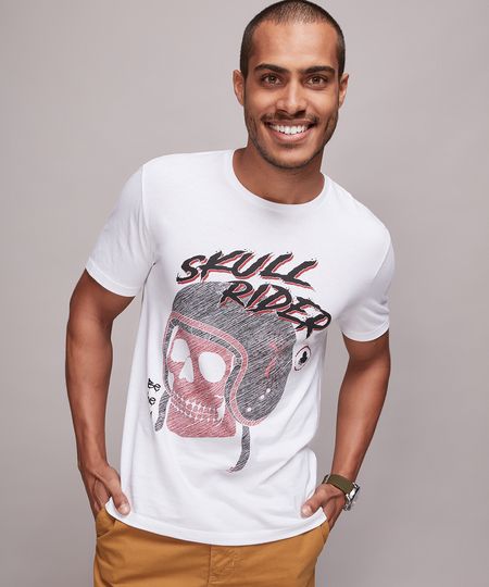 Camiseta-Masculina--Skull-Rider--Caveira-Manga-Curta-Gola-Careca-Off-White-9610024-Off_White_1
