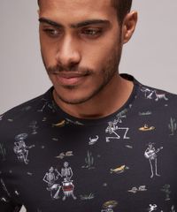 Camiseta-Masculina-Estampada-de-Caveira-Manga-Curta-Gola-Careca-Preta-9676755-Preto_4