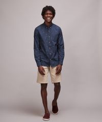 Camisa-Masculina-Mini-Print-Oculos-com-Bolso-Manga-Longa-Azul-Marinho-9079740-Azul_Marinho_3